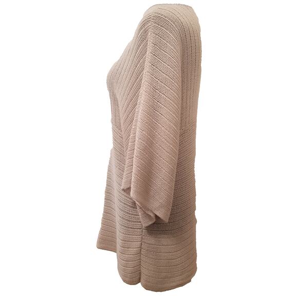 Cheap Monday "Shannon Sweater" Woman's Casual Size Small Tan Dolman Sleeve Top - Picture 5 of 11